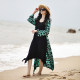 Extra long sun protection leopard print trendy luxury shawl