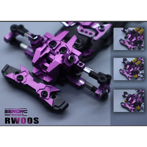 零号模式 1/24 RW00SR蚊车 RC遥控后驱 RWD电动漂移车架正式版 - 图0