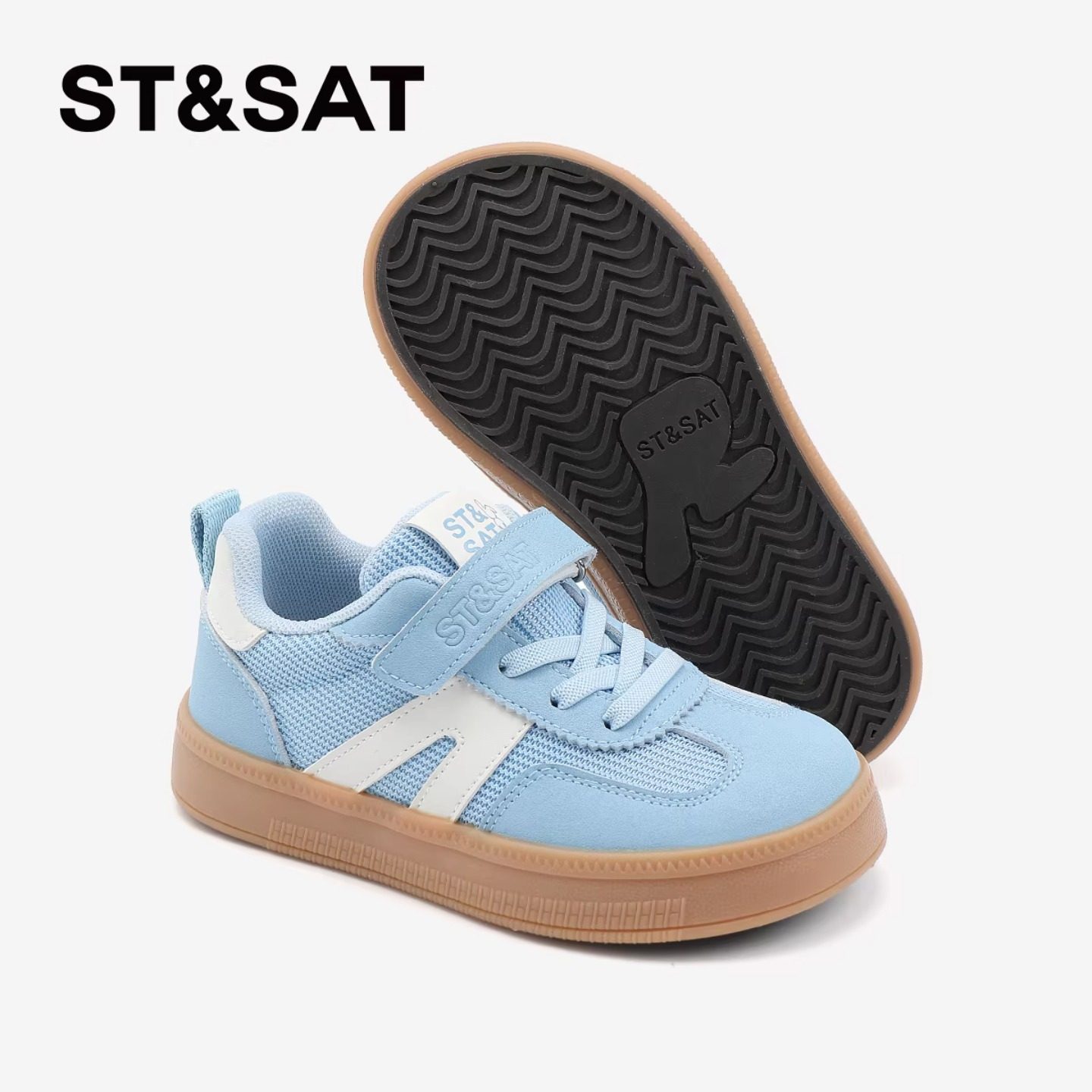 星期六童鞋儿童德训鞋2026春季新款男女童软底休闲鞋运动板鞋透气,淘宝优惠券,粉丝福利购,淘宝优惠卷