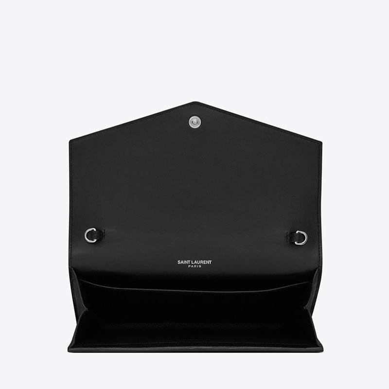 ysl /圣罗兰uptown鳄鱼纹链条钱包 奢殿女士包袋