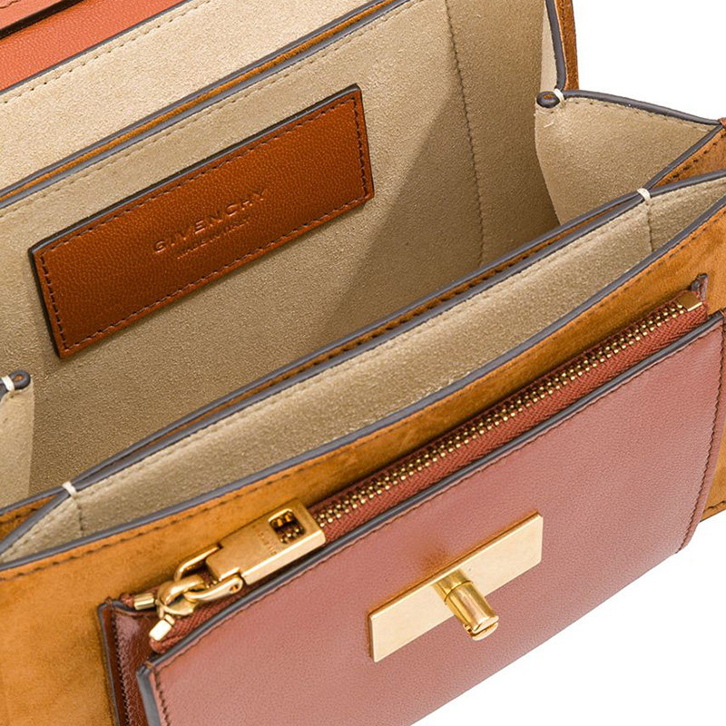 givenchy gv3口盖小号双g拼斜挎包 奢殿女士包袋