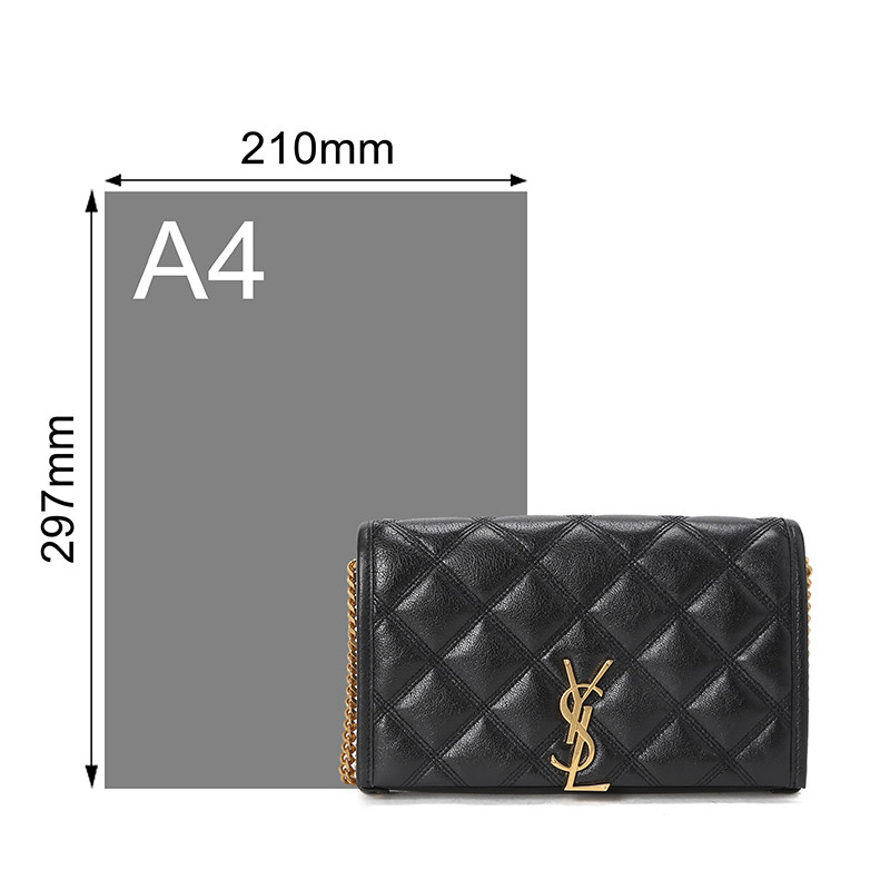 ysl /圣罗兰becky菱格纹斜挎包 奢殿女士包袋