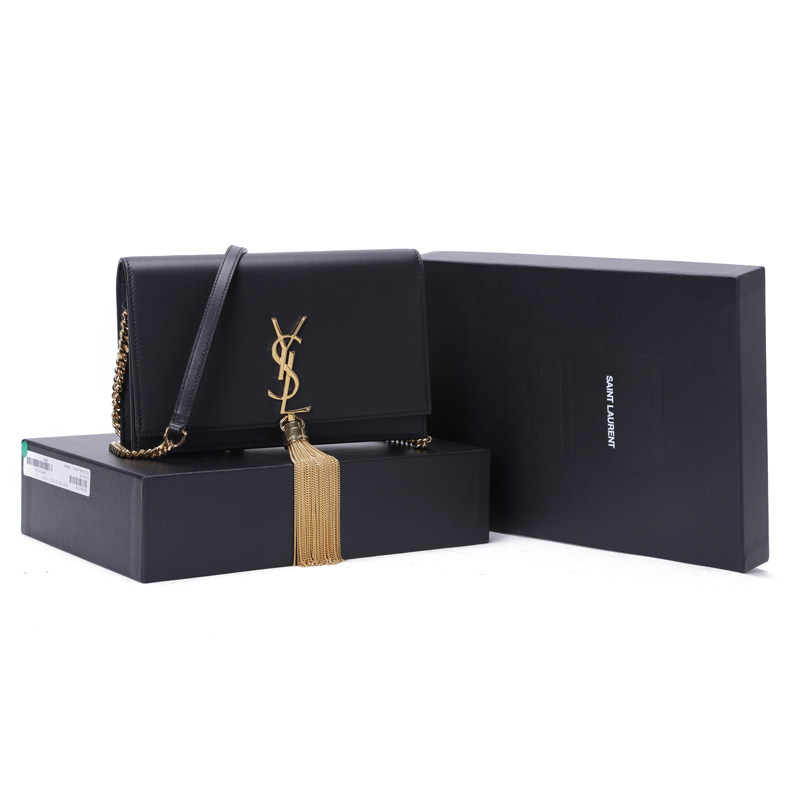 ysl /圣罗兰kate流苏链条斜挎小包 奢殿女士包袋