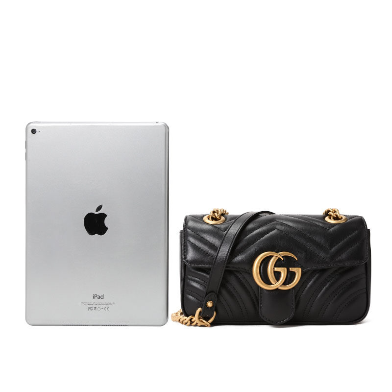 gucci /古驰gg marmont迷你单肩包 奢殿女士包袋