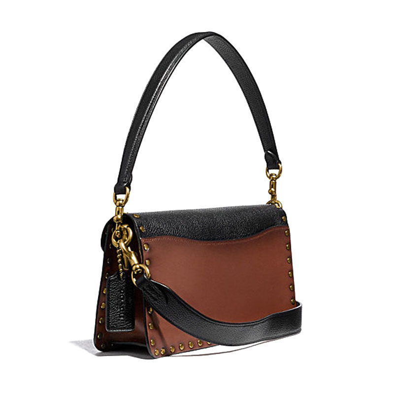 coach /蔻驰新品铆钉号单肩包 奢殿女士包袋