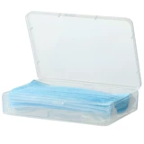 Медицинская маска, детская портативная пластиковая прозрачная коробка для хранения