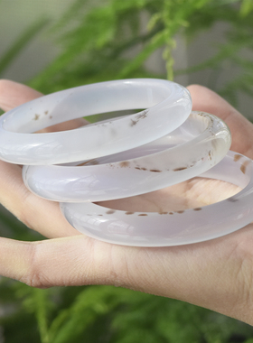 天然原矿紫罗兰朱砂玛瑙手镯