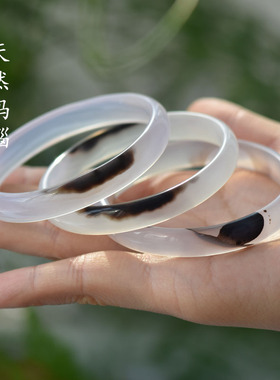 瑞丽女玉髓薄款手镯原色