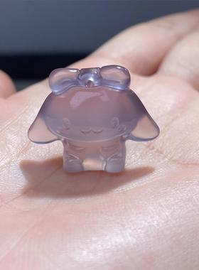 帕恰狗项坠玛瑙天然原色