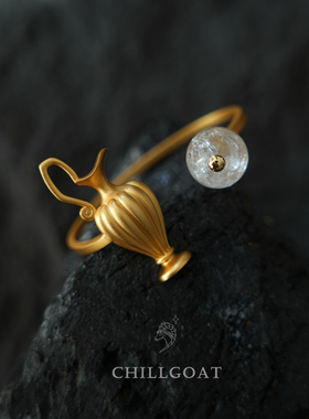 开口手镯小众CHILLGOAT丝绸之路