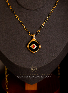 圈外羊女复古小众长项链