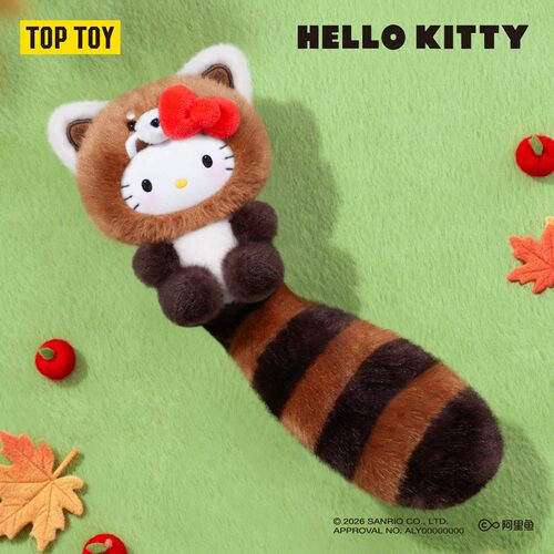 正版TOPTOY三丽鸥HelloKitty治愈森林系列盲盒潮玩毛绒挂件礼物女 - 图3