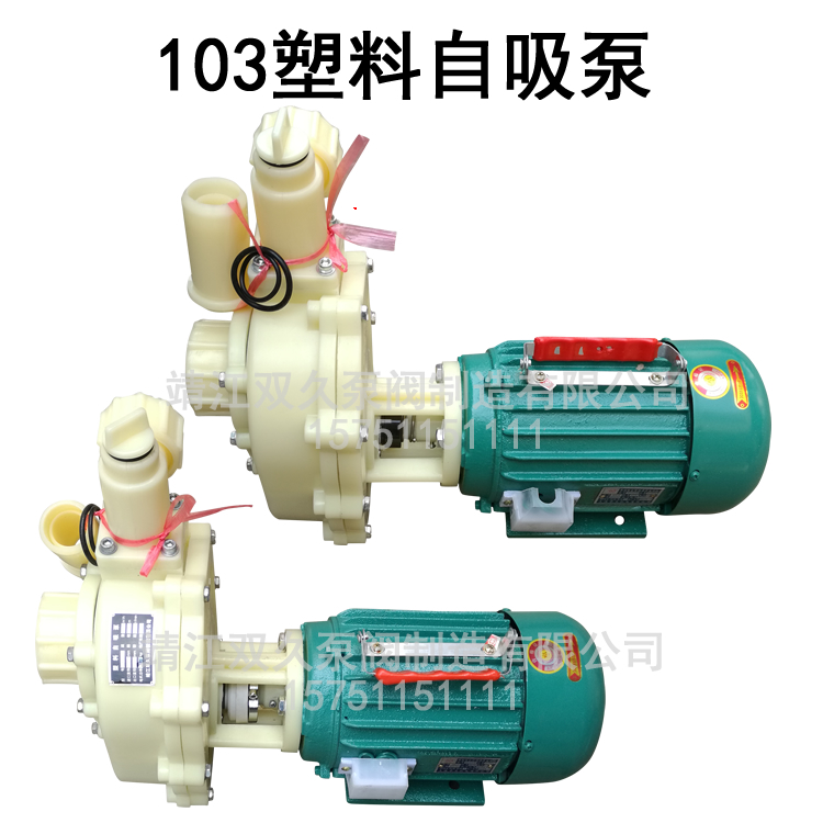 103塑料自吸泵32FSZ-11103自吸泵103塑料化工泵103耐酸泵防腐泵 - 图3