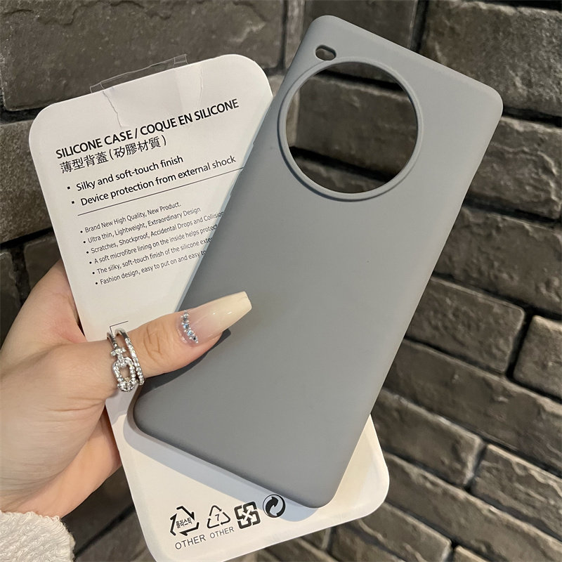 炭灰色新款1+ace6适用一加ACE3/5pro手机壳液态硅胶3v情侣款2pro百搭1+ACE5耐脏保护套 - 图1