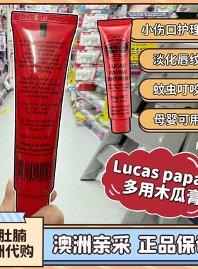 澳洲LucasPapaw木瓜膏润肤25g