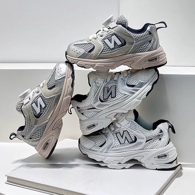 女童运动鞋2025秋冬新款潮牌儿童加绒老爹鞋旋转扣宝宝男童跑步鞋,淘宝优惠券,粉丝福利购,淘宝优惠卷