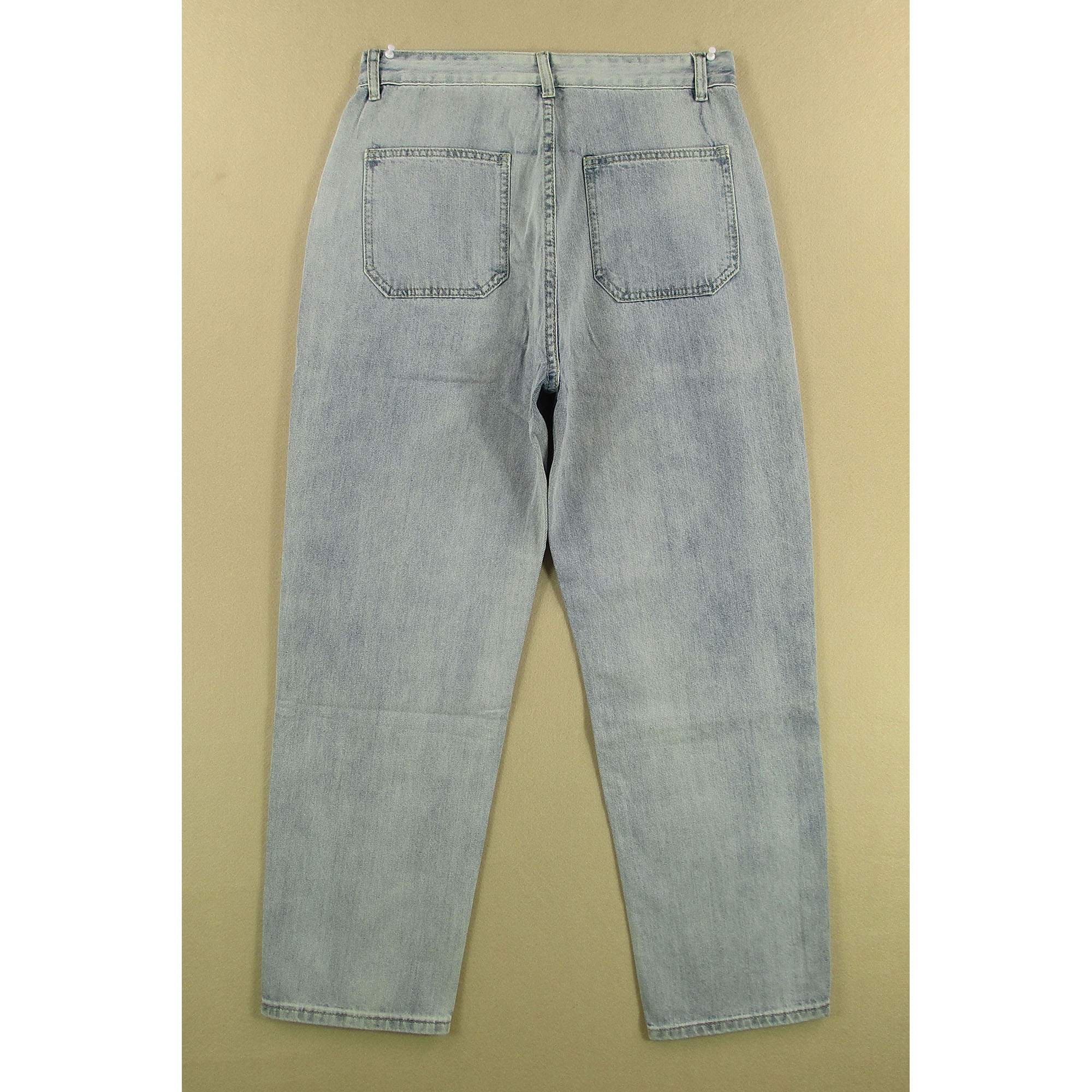 牛仔裤男韩版柔软复古老爹锥形束脚哈伦裤长裤子新C501/7581*02 - 图0