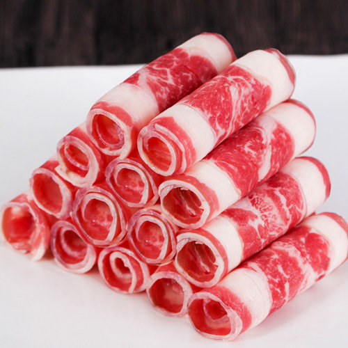 【鲜有汇聚】澳大利亚安格斯双层肥牛卷4包 牛肉 原切牛肉卷 - 图0