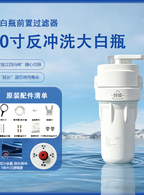 纯硕反冲洗大白瓶前置过滤器