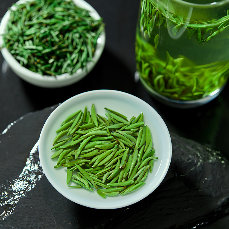 祁雅茶叶旗舰店祁雅新茶雀舌特级明前毛尖绿茶茶叶春茶嫩芽散装罐装包装500g2
