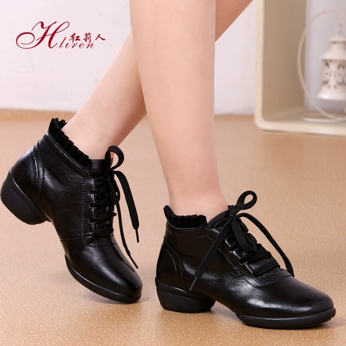 红莉人 Танцующие летние туфли, из натуральной кожи, мягкая подошва