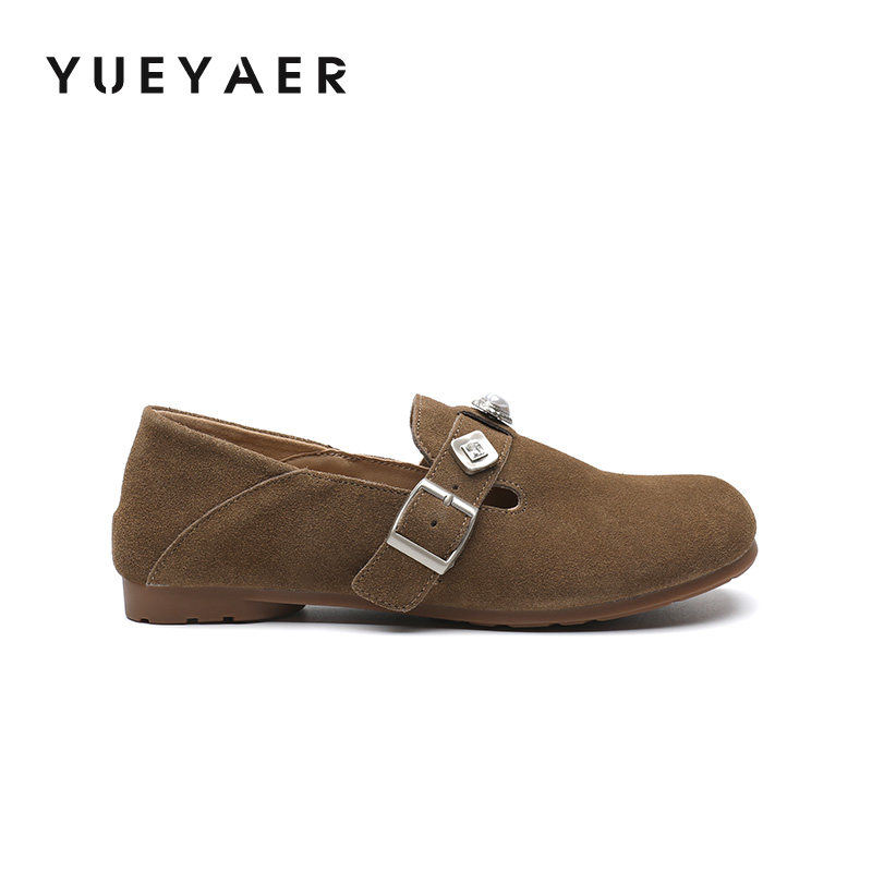 月芽儿软底勃肯鞋女2025新款秋一脚蹬平底单鞋时尚不累脚百搭女鞋,淘宝优惠券,粉丝福利购,淘宝优惠卷