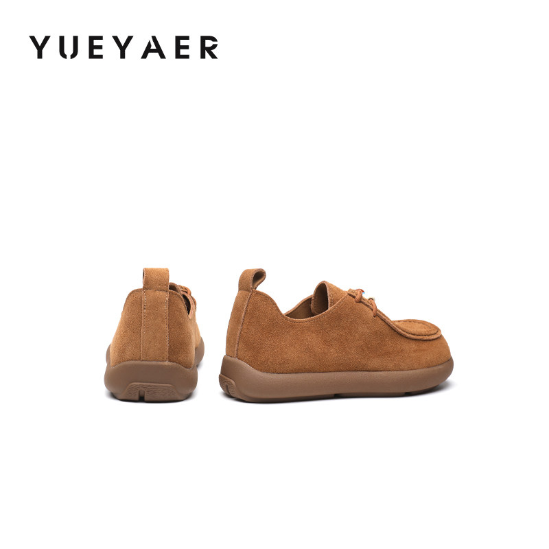 月芽儿勃肯鞋女2025秋新款袋鼠鞋厚底深口单鞋软底复古休闲小皮鞋,淘宝优惠券,粉丝福利购,淘宝优惠卷