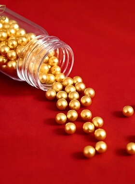 999足金小金珠光面纯金3D硬金