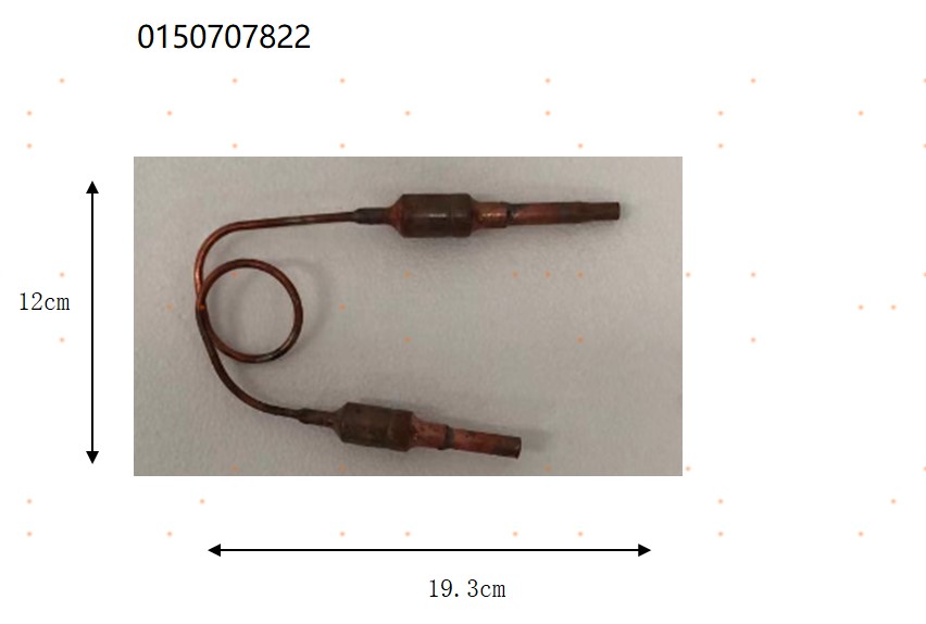 适用海尔空调过冷管组毛细管单向阀制冷制热转换阀0010702279-图2