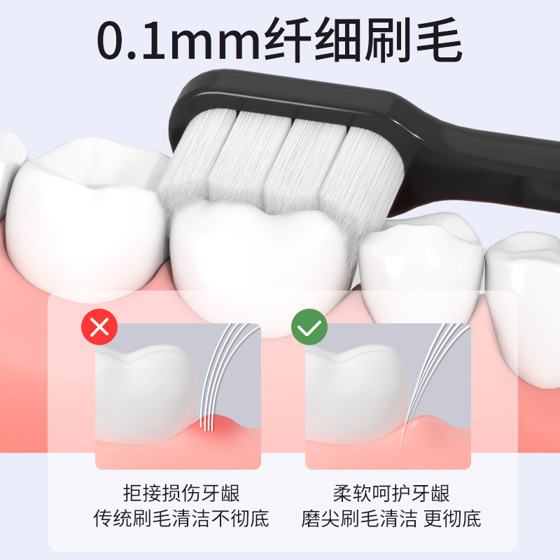 亲享万根毛牙刷男士牙龈敏感专用软毛成人超软情侣孕妇月子家用装,淘宝优惠券,粉丝福利购,淘宝优惠卷