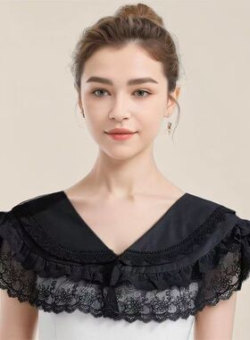 蕾丝镂空披肩春夏短款防晒沙滩百搭裙子吊带坎肩薄款罩衫斗篷