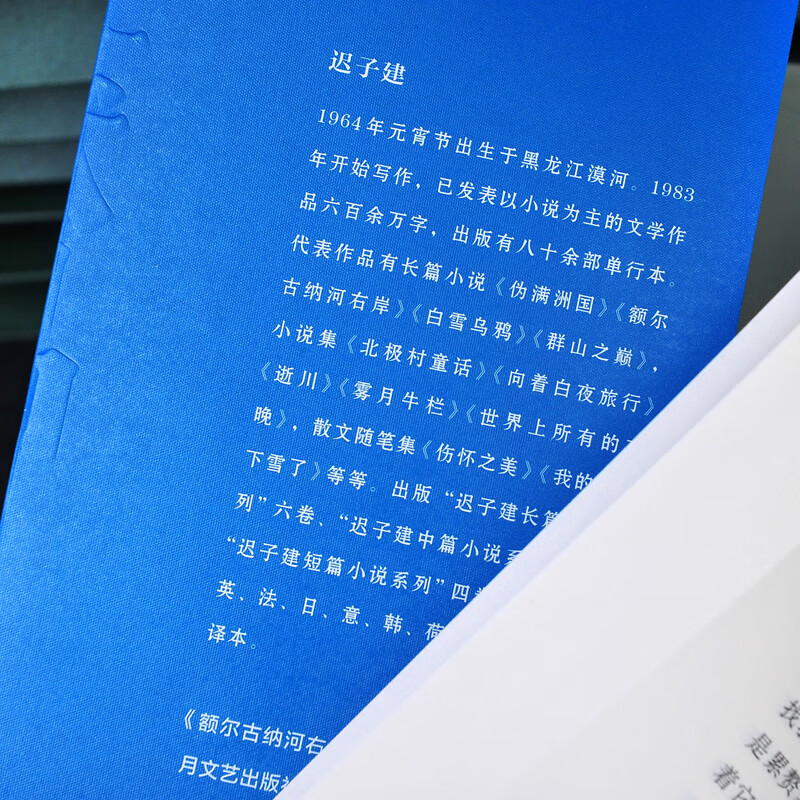 正版包邮额尔古纳河右岸 迟子建著 茅盾文学奖获奖作品 人民文学出版社 现代当代小说作品书籍 - 图3