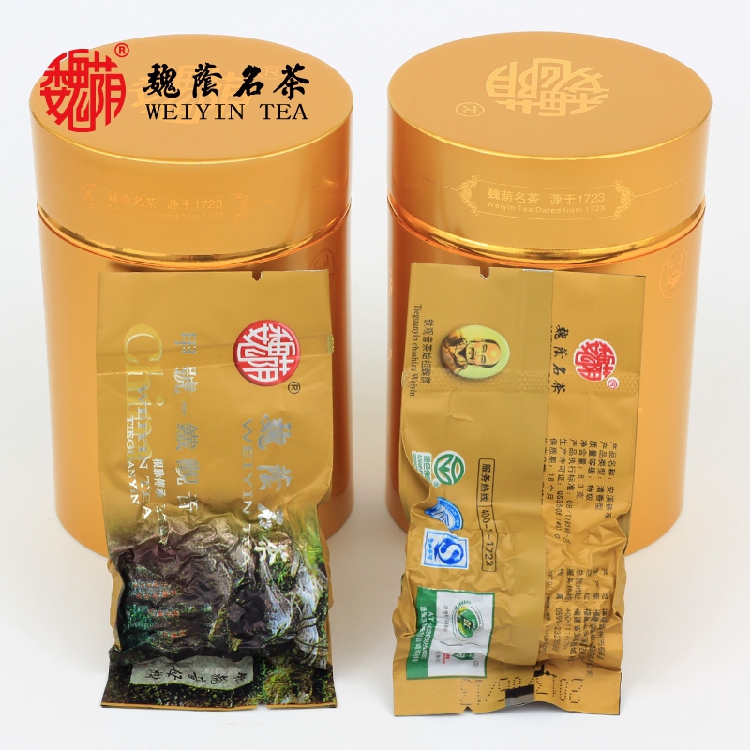 魏荫名茶魏月德特级安溪铁观音清香型正味新秋茶高山乌龙茶礼盒装