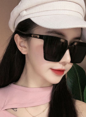 方形大框网红款防紫外线太阳眼镜