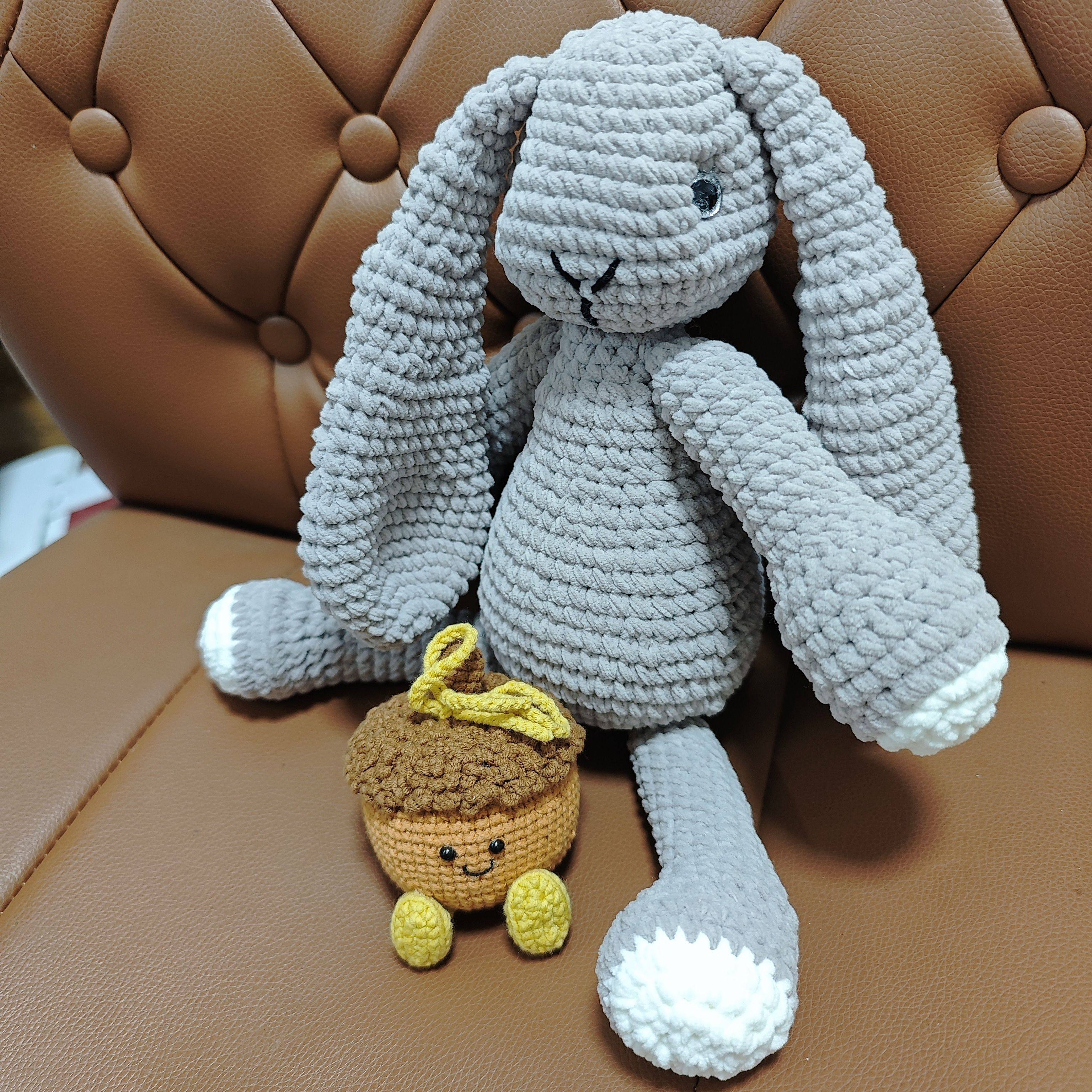 钩织材料包diy垂耳兔毛线钩织可爱兔子安抚玩偶儿童女友闺蜜礼物,淘宝优惠券,粉丝福利购,淘宝优惠卷