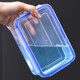 Kitchen refrigerator rectangular fresh-keeping box microwave plastic