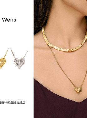 Dare买手店 Wens Jewels爱心长项链金色爱心欧美民族复古首饰原创