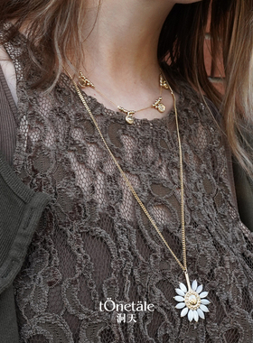 Dare买手店 TONE&TALE洞天 乌托邦日月项链原创设计小众饰品首饰