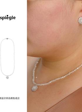 串珠项链复古彩色天然石项链