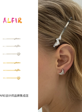 alfir面包发夹首饰发饰边夹