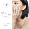 Abybcharming silver multi-layered ring