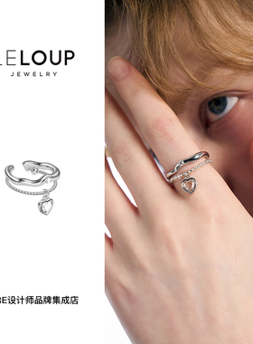 leloup弥漫戒指开口戒