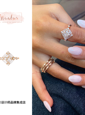 Dare买手店 LHwindsor温莎珠宝光轴戒指金色饰品首饰小众原创设计