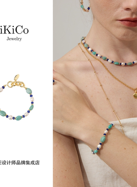Dare买手店 ikico 薄荷湾蓝色天河石手链手串高级复古首饰小众女