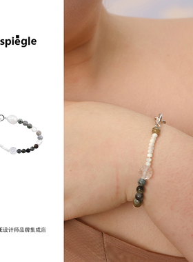 Dare买手店 espiegle 天然编珠手链串珠度假复古原创饰品首饰气质