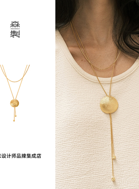 葳蕤系列原创巴洛克纹样毛衣链