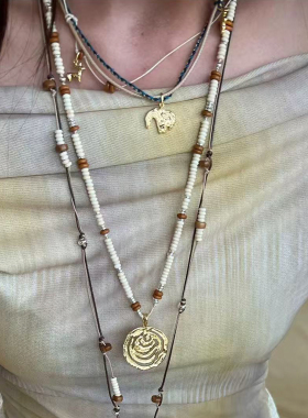 Dare买手店JUUNNGLE LAB生命树短项链编织度假原创设计首饰民族风