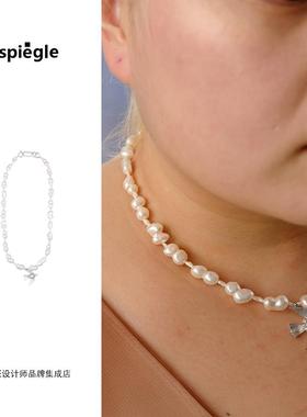 Dare买手店 espiegle 编珠小鸟小众串珠复古原创饰品首饰天然石