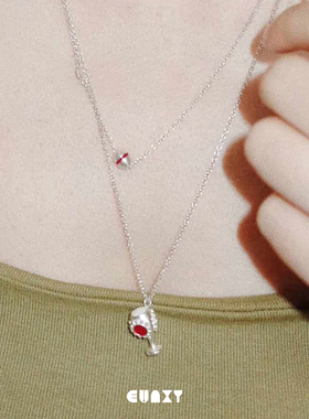 Dare买手店 Eunxy 圆点酒杯925银原创设计复古ins风百搭小众首饰