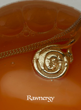 Rawnergy 螺旋手工项链原创设计高级精致复古百搭925银首饰买手店